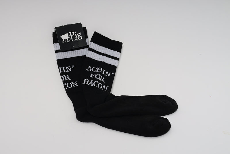 ACHIN' FOR BACON SOCKS (YOU BUY A PAIR, WE DONATE A PAIR)